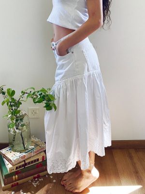 Falda-blanca-Querida-tia-lola