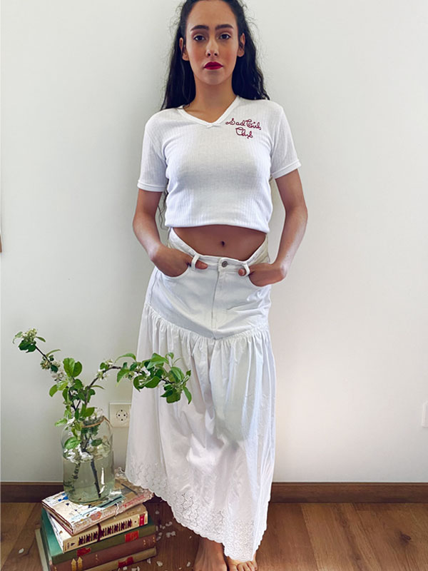 Falda-blanca-Querida-tia-lola