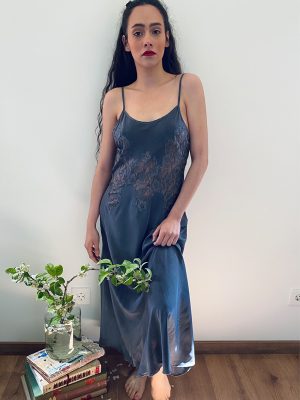 vestido lencero vintage